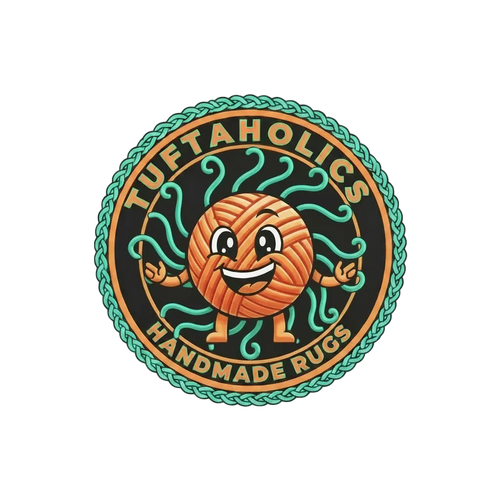 Tuftaholics Badge Black Inside White Outside